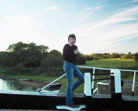 Sue on the canal